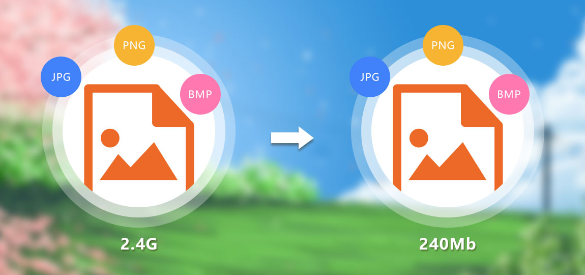 一键压缩，高效无损