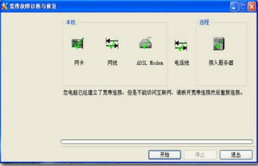 宽带故障诊断与修复工具