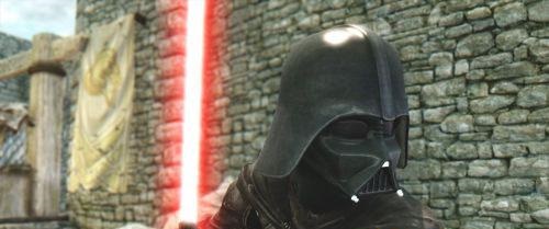 《上古卷轴5：天际》星球大战达斯·维达面具MOD