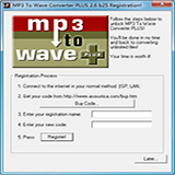 Acoustica MP3 To Wave Converter Plus